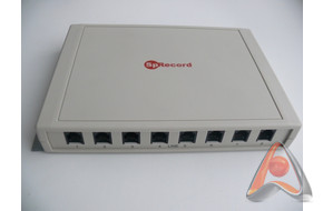 SpRecord A8: 8-канальная система регистрации и записи телефонных разговоров на компьютер (подержанны