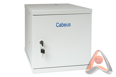 Шкаф телекоммуникационный настенный 10 дюймов, 4U, 315x325x225mm,  дверь металл, Cabeus WSC-4Um