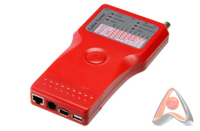 Универсальный тестер для витой пары, коаксиала, телефона, USB, 1394, Cabeus CT-SLT-5-1