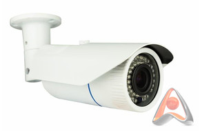 Цилиндрическая уличная камера IP 2.1Мп Full HD (1080P), объектив 2.8-12 мм., ИК до 40 м., 12В/PoE, R