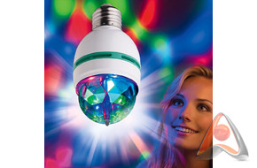 Диско-лампа светодиодная цоколь Е27, 220 В, Neon-Night 601-253