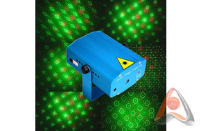 Лазерный проектор с эффектом цветомузыки, 220В