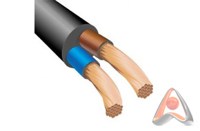 Силовой гибкий кабель КГтп-ХЛ 2х1,5 мм², 150 м, Rexant 01-8417