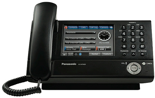 IP-телефон премиум класса Panasonic KX-NT400RU / kx-nt400ru-b (подержанный)