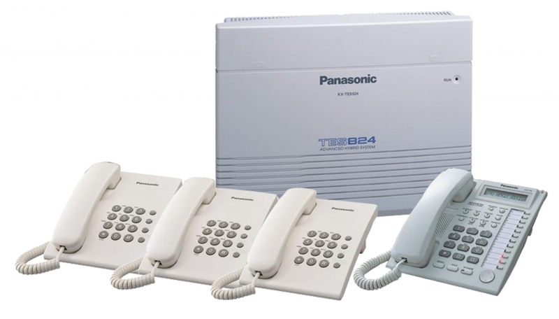 Комплект "Средний офис 6х16" (KX-TEM824RU + 1 системный и 15 аналоговых телефонов)