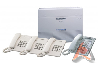 Комплект "Средний офис 6х16" (KX-TEM824RU + 1 системный и 15 аналоговых телефонов)(подержанная)