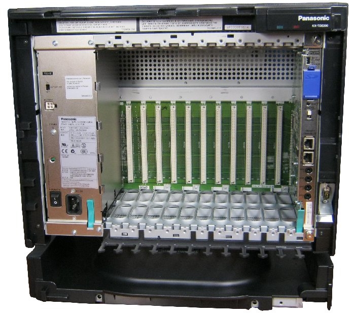 Б/У Цифровая IP-АТС Panasonic KX-TDE200RU без блока питания PSU-M