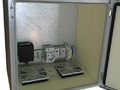 Металлический термошкаф с подогревом и возможностью установки вентиляции, 500х500х300, герметичный,