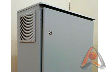Металлический термо-контейнер/шкаф/бокс уличный с подогревом и вентиляцией, 800х600х300мм, герметичн