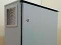 Металлический термо-контейнер/шкаф/бокс уличный с подогревом и вентиляцией, 800х600х300мм, герметичн
