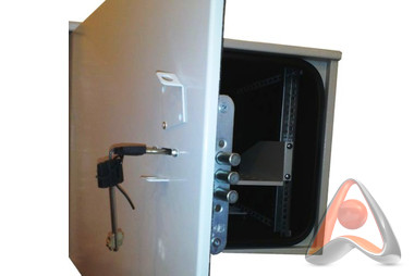 Антивандальный термошкаф уличный взломостойкий с подогревом, 60х60х47 (ШхГхВ), герметичный, IP56