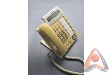 Цифровой системный телефон Panasonic KX-DT333RU (подержанный желтый корпус)