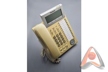 Цифровой системный телефон Panasonic KX-DT346RU (подержанный желтый корпус)