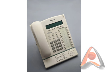 Цифровой системный телефон Panasonic KX-T7630RU (подержанный желтый корпус)