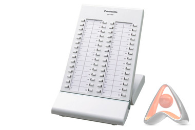 60-кнопочная консоль Panasonic KX-T7640X (белая) для системных телефонов KX-T7630/7633/7636