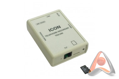 1-канальное автономное устройство записи телефонных переговоров c автоинформатором, ICON TRX1AN