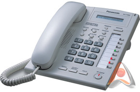 Цифровой системный телефон Panasonic KX-T7665RU (белый)
