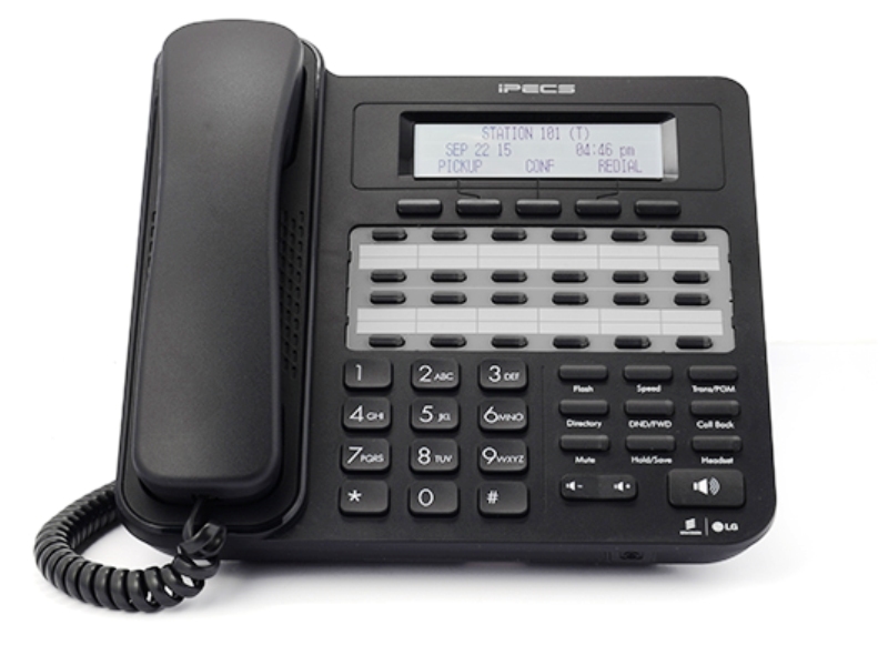 Цифровой системный телефон iPECS LDP-9224DF с унифицированным ПО