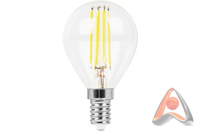 Лампа светодиодная, шар, E14, 9W, 4000K, Feron LB-550