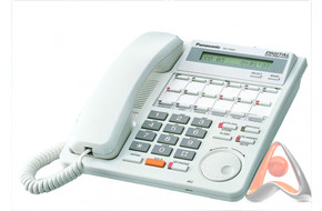 Цифровой системный телефон Panasonic KX-T7431RUW (белый)