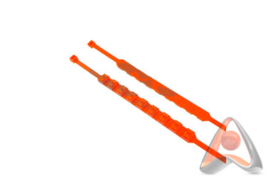 Хомуты противоскольжения 9x920мм, оранжевые, упаковка 10 шт, Rexant 07-7020 (стяжки / пластиковые це