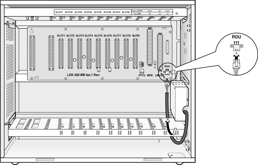 Модуль генератора звонка RGU6 для АТС GDK-100, LDK-100/300