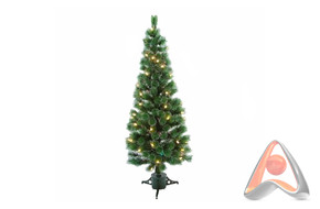 Новогодняя ель с шишками, 210 см, фибро-оптика с тёплым белым свечением, Neon-Night 533-236