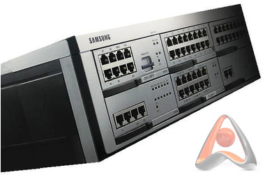 Базовый блок АТС Samsung OfficeServ 7200, шасси на 5-слотов, KP-OSDMA/RUA (подержанный)