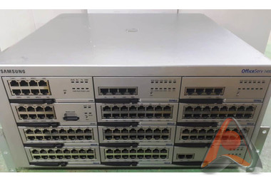Базовый блок АТС Samsung OfficeServ 7400, шасси на 12-слотов, KPOS74MA/RUA (подержанный)