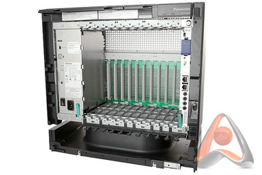 Комплект АТС Panasonic KX-TDE200RU: 16-внешних линий / 80-внутренних портов +  KX-DT333(подержанный)