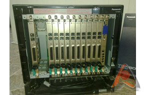 Комплект АТС KX-TDA600RU в конфигурации: 16-внешних и 80-внутренних линий + KX-T7630 (подержанная)