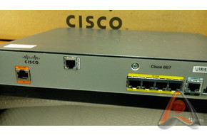 Маршрутизатор Cisco 887-k9 v01, Ethernet Security Router 4port-10/100Mbps 128Mb-Flash 256Mb-DRAM
