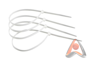 Стяжка (кабельный хомут) нейлоновая не открывающаяся (одноразовая), 600 x 7.6 мм, 100 шт, Rexant 07-