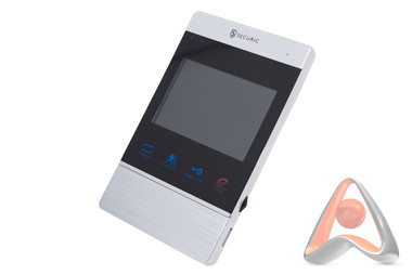 Цветной монитор видеодомофона 4.3" формата AHD, с сенсорным управлением, детектором движения, функци