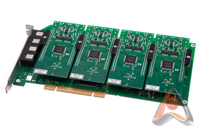 Многоканальная универсальная плата PCI для аналоговых и цифровых линий и потоков Е1 ОЛЬХА-9Р + 4 мез
