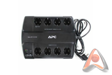 Источник бесперебойного питания APC Back-UPS ES BE550G-RS, 550ВA (подержанный)