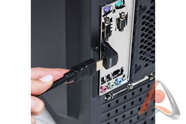Переходник штекер HDMI - гнездо HDMI, угловой REXANT
