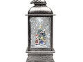 Декоративный фонарь с эффектом снегопада и подсветкой «Рождество»