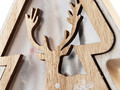 Деревянная фигурка с подсветкой «Елка на подставке»