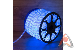 Дюралайт LED, свечение с динамикой (3W) - синий, бухта 100м