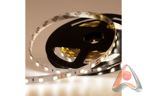 LED лента открытая, 10 мм, IP23, SMD 5050, 60 LED/m, 12 V, цвет свечения белый