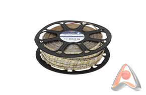 LED лента силикон, 10 мм, IP65, SMD 2835, 120 LED/m, 12 V, цвет свечения теплый белый, бухта 100 м