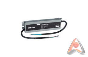 Источник питания 24V 100W с проводами, влагозащищенный (IP67) алюминиевый корпус, Rexant 201-100-6