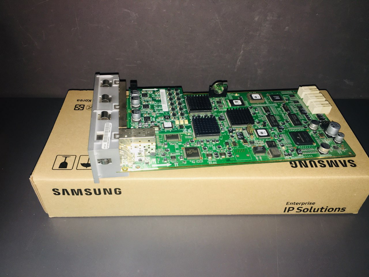 Плата OS7400-GPLIM (модуль) гигабитного POE коммутатора Samsung KPOS74BGLM
