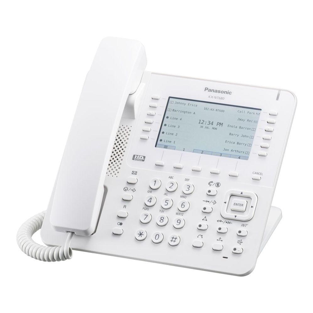IP-телефон Panasonic KX-NT680RU, белый
