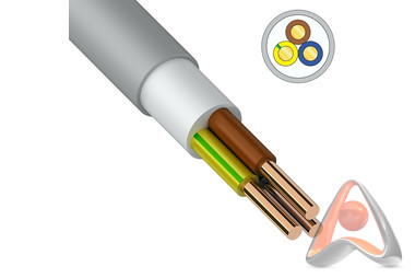 Кабель силовой медный NUM-J 3x1,5 мм² 100 м